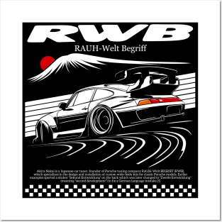 RWB super silhuotte Posters and Art